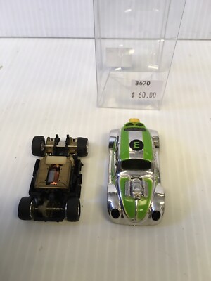 Vintage Tyco VW Drag  BUG  Slot Car Body  And Chassis Pre-owned Doesn t Run