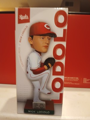 NICK LODOLO BOBBLEHEAD SGA CINCINNATI REDS PITCHER IN ORIGINAL BOX TOP PROSPECT