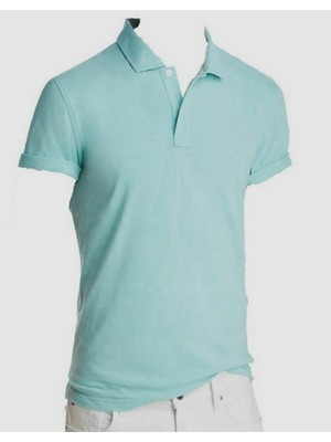 

Дизайнерский бренд Mens Teal Heather Polo, 800153447339