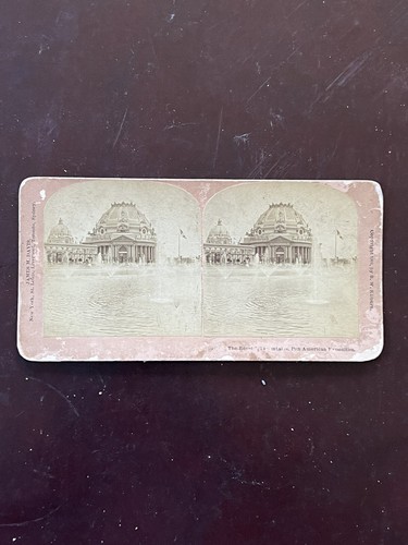 アメリカ　フロリダ　サウンドアート 1 Stereoview Stereoscope Card Kilburn 1901 Pan American