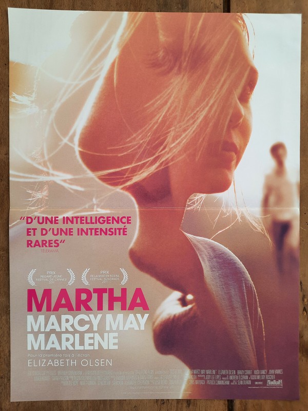 Affiche Martha Marcy May Marlene Sean Durkin Elizabeth Olsen 40x60cm 