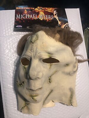 Halloween Michael Myers Latex Mask Rob Zombie Adult Costume Fun World New
