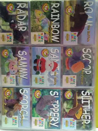 BEANIE BABIES COLLECTORS CARDS AND BINDER