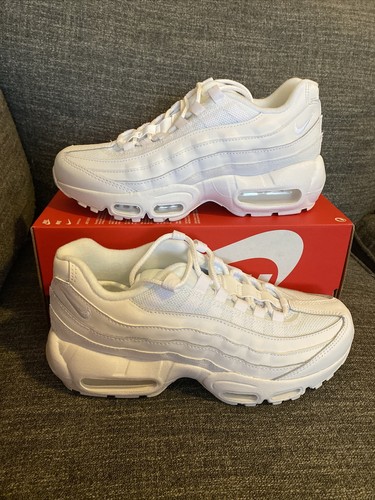 Nike Air Max 95 Recraft GS CJ3906 100 Triple White Shoes
