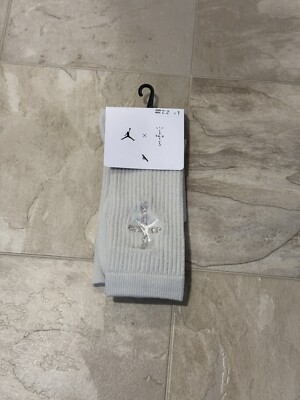 New Travis Scott Cactus Jack Nike Socks Size L Men s 8-12 Light Bone / Sail