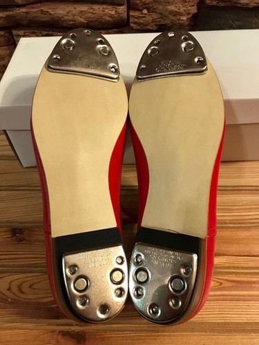 Ms. Stomper Size 7 W WOMENS Clogging Shoes With Steven Stomper Buck Taps