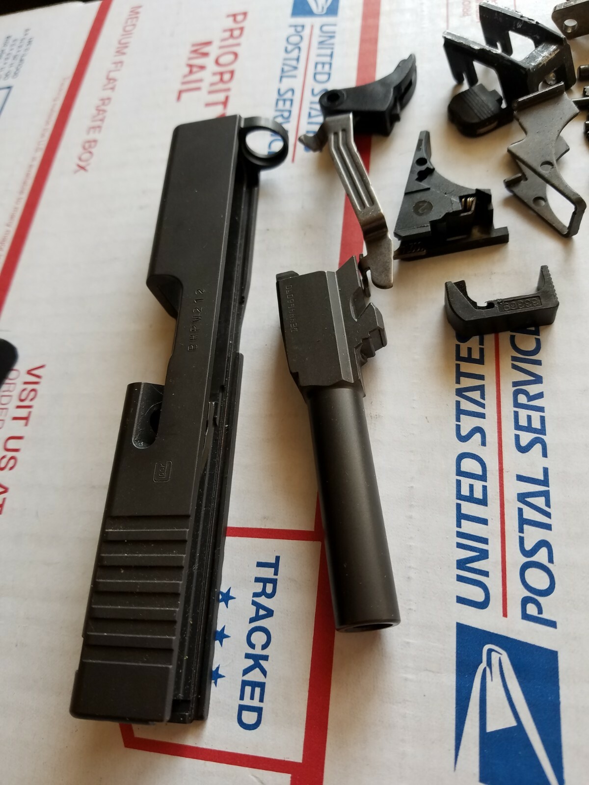 Factory glock 43 slide barrel lower parts kit + more ,, for ss80 build