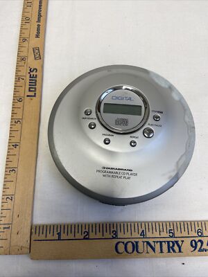 Durabrand Portable CD Player Model CD-56 Digital Programmable w/ Repeat Play