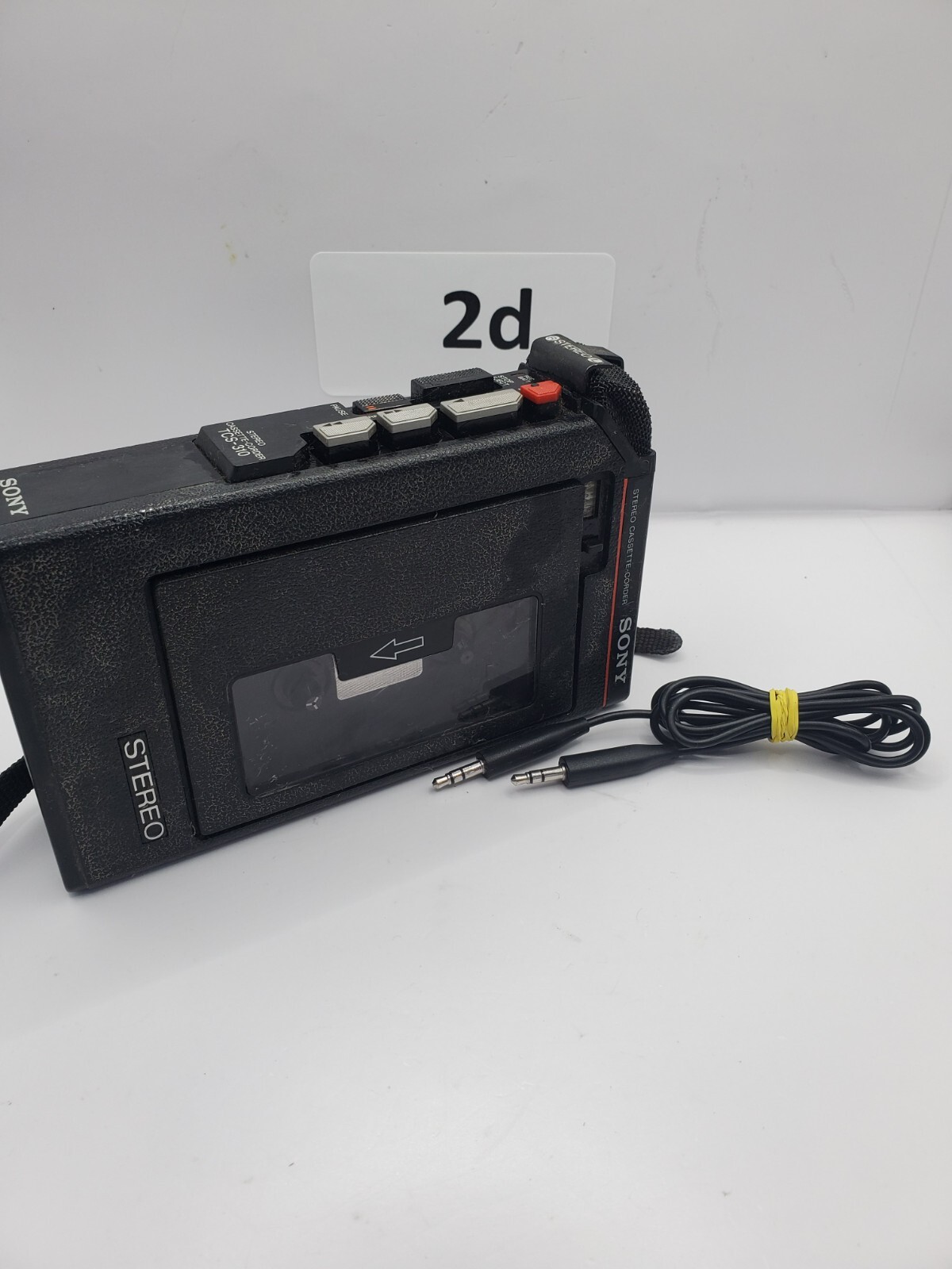 SONY TCS-310 ステレオカセットレコーダー ジャンク品 ジャンク品] ソニー製 ステレオカセットテープレコーダー「TCS-310」