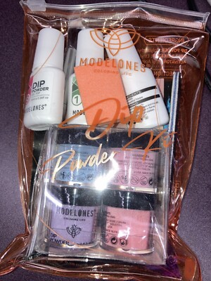 Modelones, Dip, Power Kit, 4 Colors, Base, Activator & Gel Top