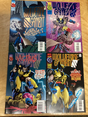 Wolverine Gambit Victims #1-4 Marvel Comics Vintage 1995 Full Set NM