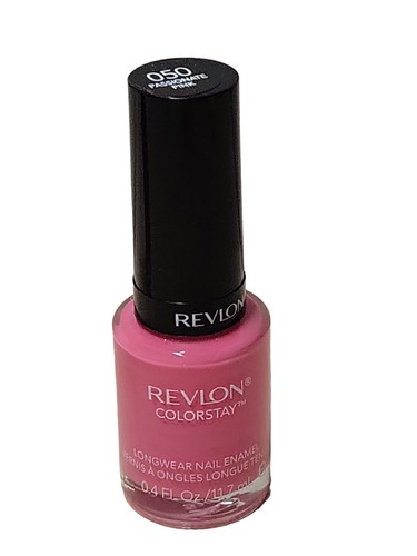 Revlon Colorstay Longwear Nail Enamel, 050 Passionate Pink (Pack of 2)