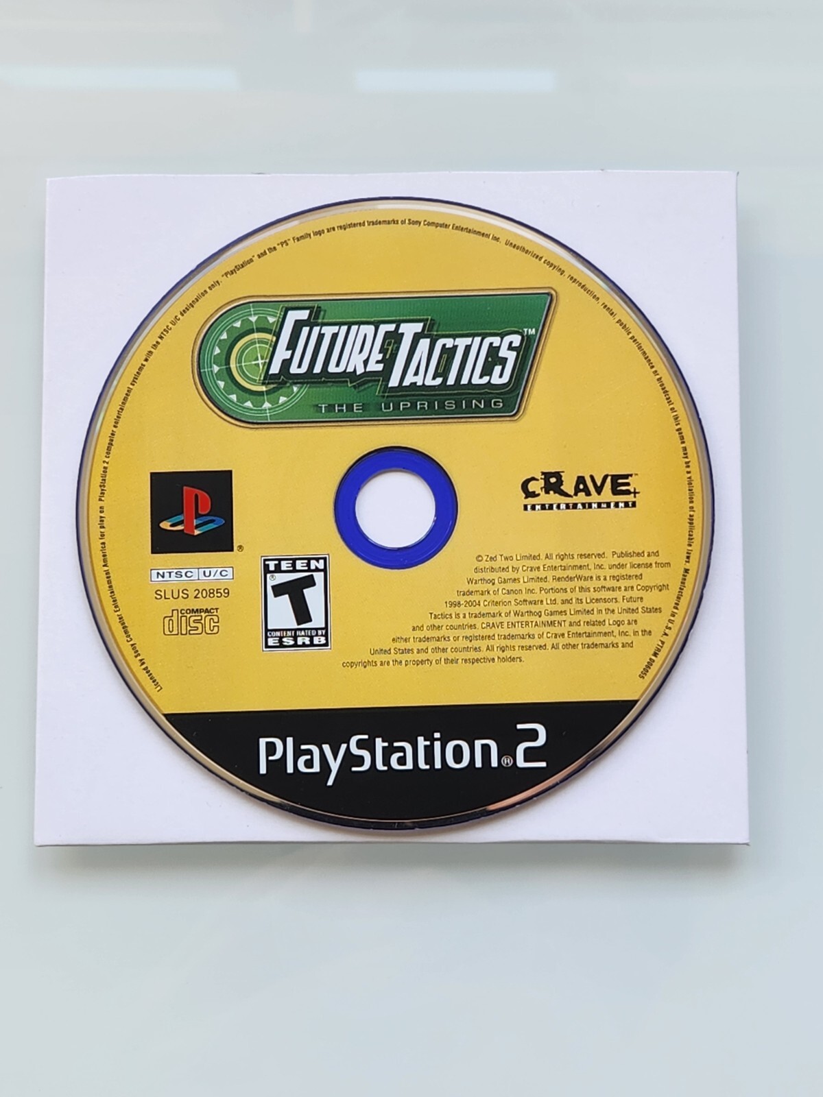 Future Tactics The Uprising (Playstation 2 PS2) DISC ONLY