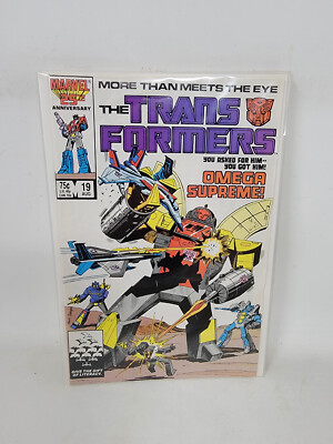 TRANSFORMERS (1984) #19 OMEGA SUPREME 1ST APPEARANCE *1986* 5.0