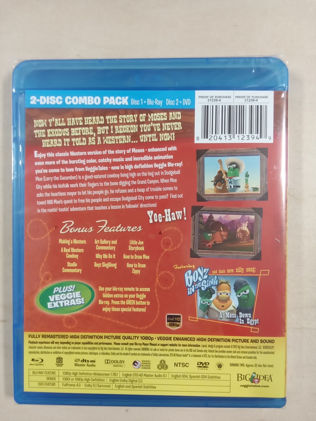 VeggieTales - Moe and the Big Exit (Blu-ray + DVD Disc, 2012