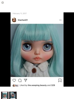 Lita Chan Custom Takara Blythe UFO A Go Go Doll OOAK