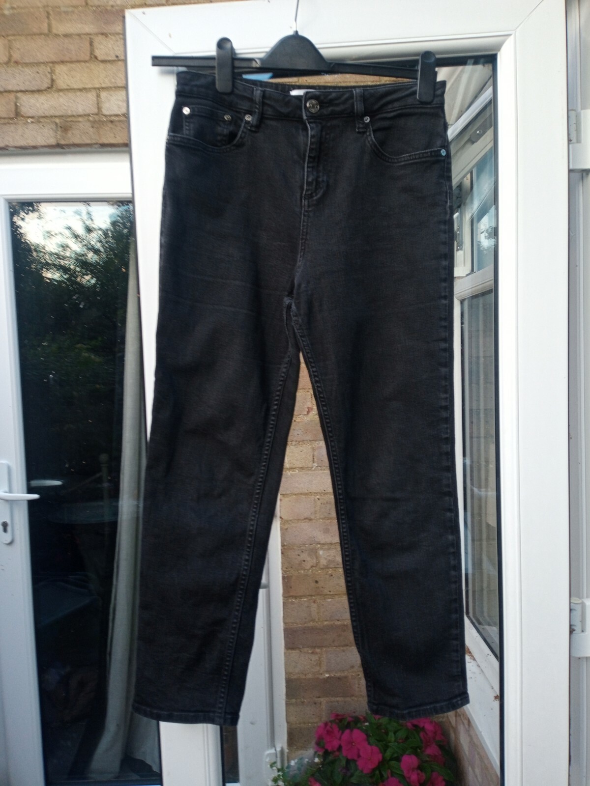 REISS RAVEN Black Jeans Size 29 UK 