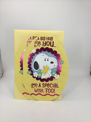 2 Hallmark Snoopy Woodstock Peanuts Happy Easter Card Someone Special Family