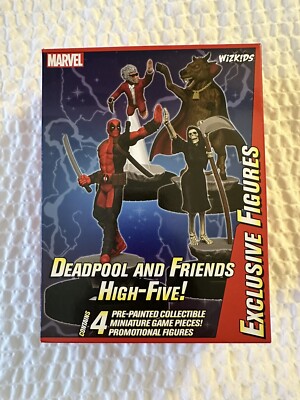2024 SDCC Comic Con NECA Heroclix Marvel Deadpool And Friends High-Five
