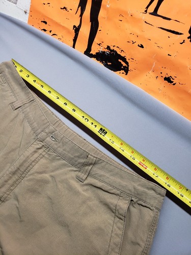 Mens Columbia XCO Cargo Pants Khaki Zip Off Legs Travel Relaxed Size L