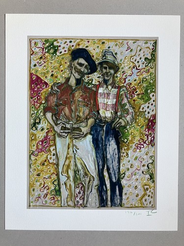Billy Childish オリジナル版画 限定１０部 サイン入り 1985年 Billy Childish オリジナル版画 限定10部 サイン入り 1985年