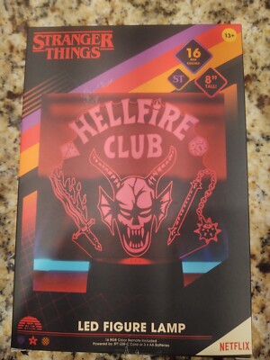 Otaku Stranger Things Hellfire Club LED Figure Lamp NEW