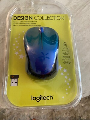NEW Logitech -  Wireless Optical Compact Mouse w/ Unifying Receiver - Blue