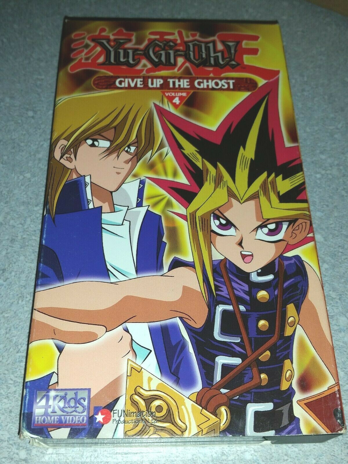 YuGiOh Vol. 4 Give Up the Ghost (VHS, 2002, Edited) 704400054839