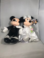 mickey and minnie bride and groom plush