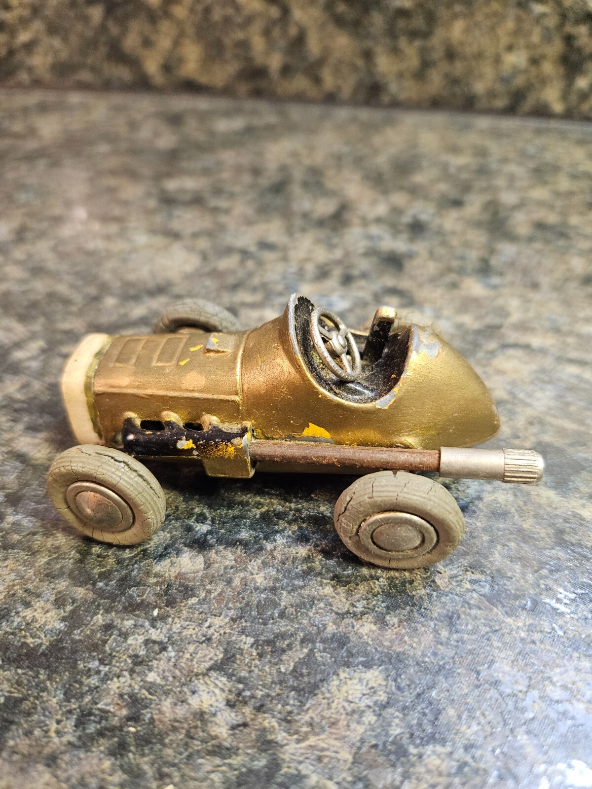 Vintace Schuco Micro Racer with Key No. 1041 ~ Gold ~ Untested | eBay