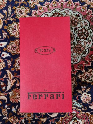 Tod's For Scuderia Ferrari Women's 100% Suede Leather Car Shoes Loafers 