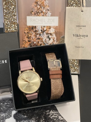 時計 COACH LADIES CAL 13 WITH BOX AND PAPERS NEW Coach Women's 36mm Fashion Watch Gift Set $225 | eBay