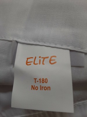 HOTEL BEDDING LINEN ,1 NEW WHITE Queen size  Flat sheet 90 x 110 T180 Elite
