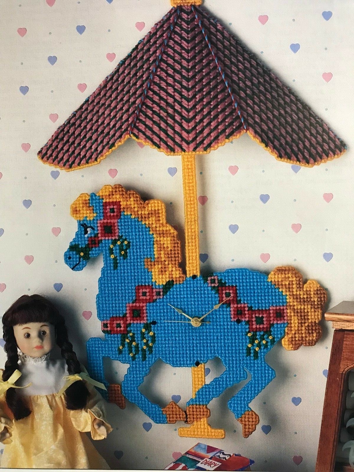 Annies Attic Club Plastic Canvas Patterns Animal Clocks/Calendar/Thermometers