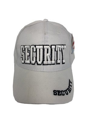 ''SECURITY'' Adjustable One Size Fits All Baseball Cap Hat