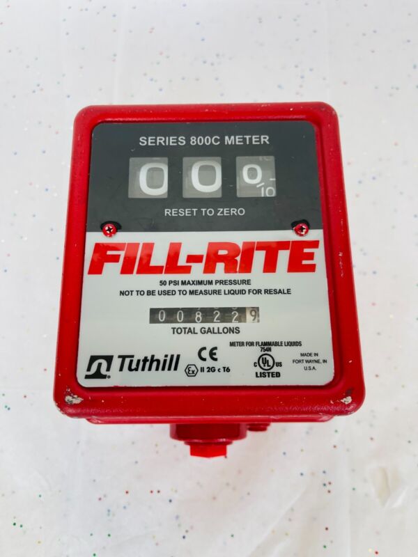 Tuthill Full Rite Series 800C 3 Digit Mechanical Fuel Transfer Meter