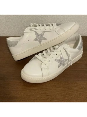 

VINTAGE HAVANA Женские спортивные кроссовки White Star Betsey с круглым носком на платформе, Белый, BETSEY WHITE DIAMONDS