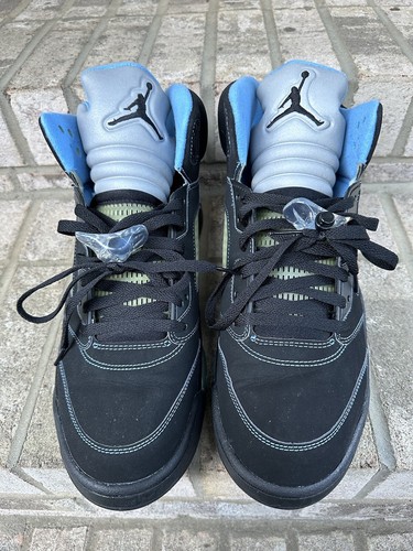 2006 Nike Air Jordan Retro V 5 LS Black/University Blue