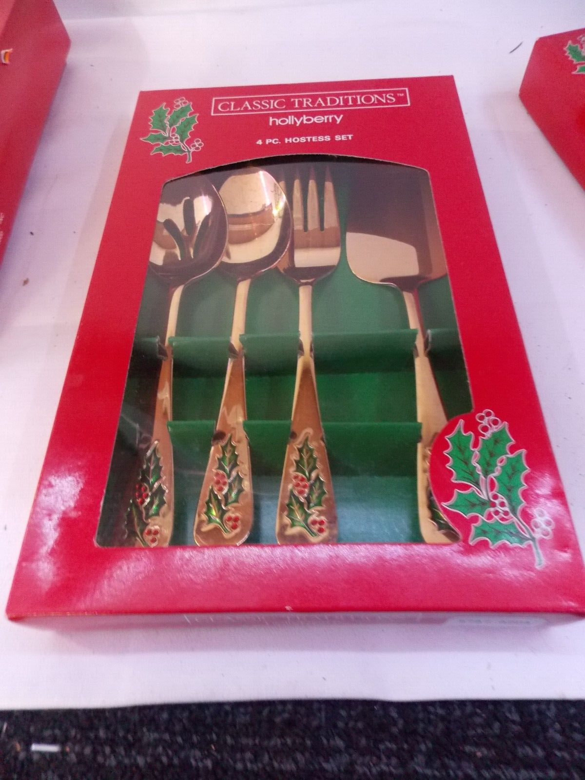 4 Pc Hostess Serving Set New Vtg