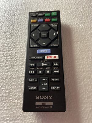 Sony Remote RMT-VB201U BDPS3700 UBPX70 UBPX700 UBPX700M
