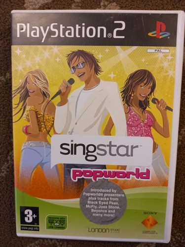 SINGSTAR POPWORLD PLAYSTATION 2 PS2 RARE PS 2 KARAOKE | eBay