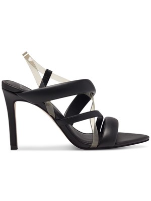 

JESSICA SIMPSON Женские черные сандалии Krissta Stiletto Slip On Slingback, Черный, JS-KRISSTA
