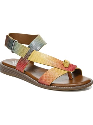 Женские коричневые босоножки на шнуровке с круглым носком и градиентной цепочкой Glenni от FRANCO SARTO, 6 М