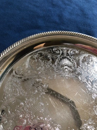 International Silver Co. Castleton Silver plate Tray Platter GREAT condition 10”