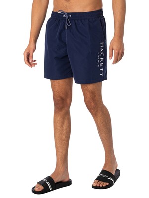 

Мужские однотонные шорты для плавания Hackett London, синие, Синий, HMB10013-595