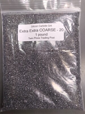 Rock Tumbler 20 Extra Extra Coarse Silicon Carbide Grit 1 Pound