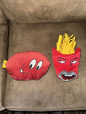 Adult Swim Aqua Teen Hunger Force Frylock+Meatwad Plush Combo