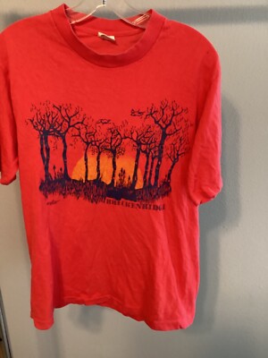 70s M/L VTG 1977 Breckenridge Colorado single stitch soft thin sunset t-shirt