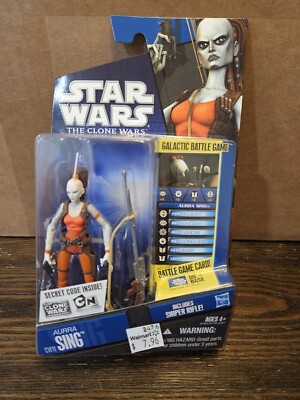 Star Wars The Clone Wars #CW11 Aurra Sing  2010 N.I.B 