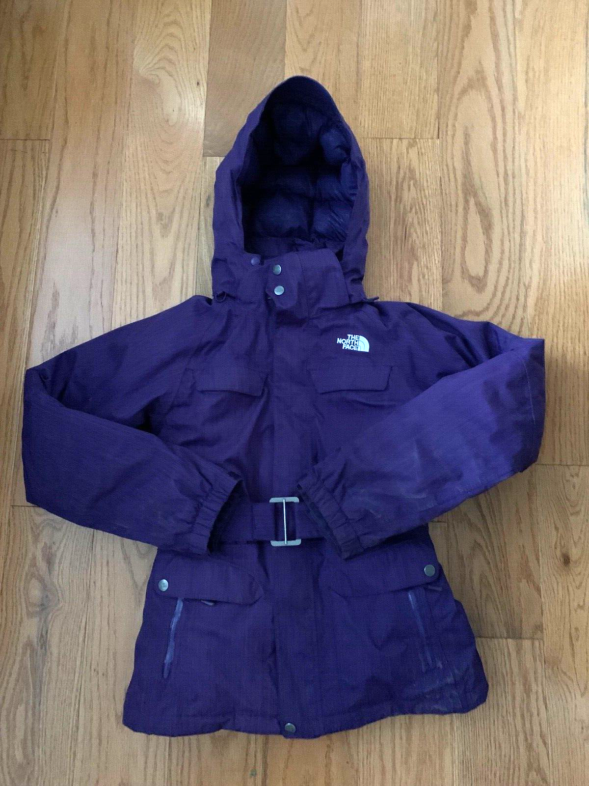 THE NORTH FACE 600 HYVENT BELTED PURPLE Down JACKET XS | eBay THE NORTH FACE 600 HYVENT BELTED PURPLE Down JACKET XS | eBay